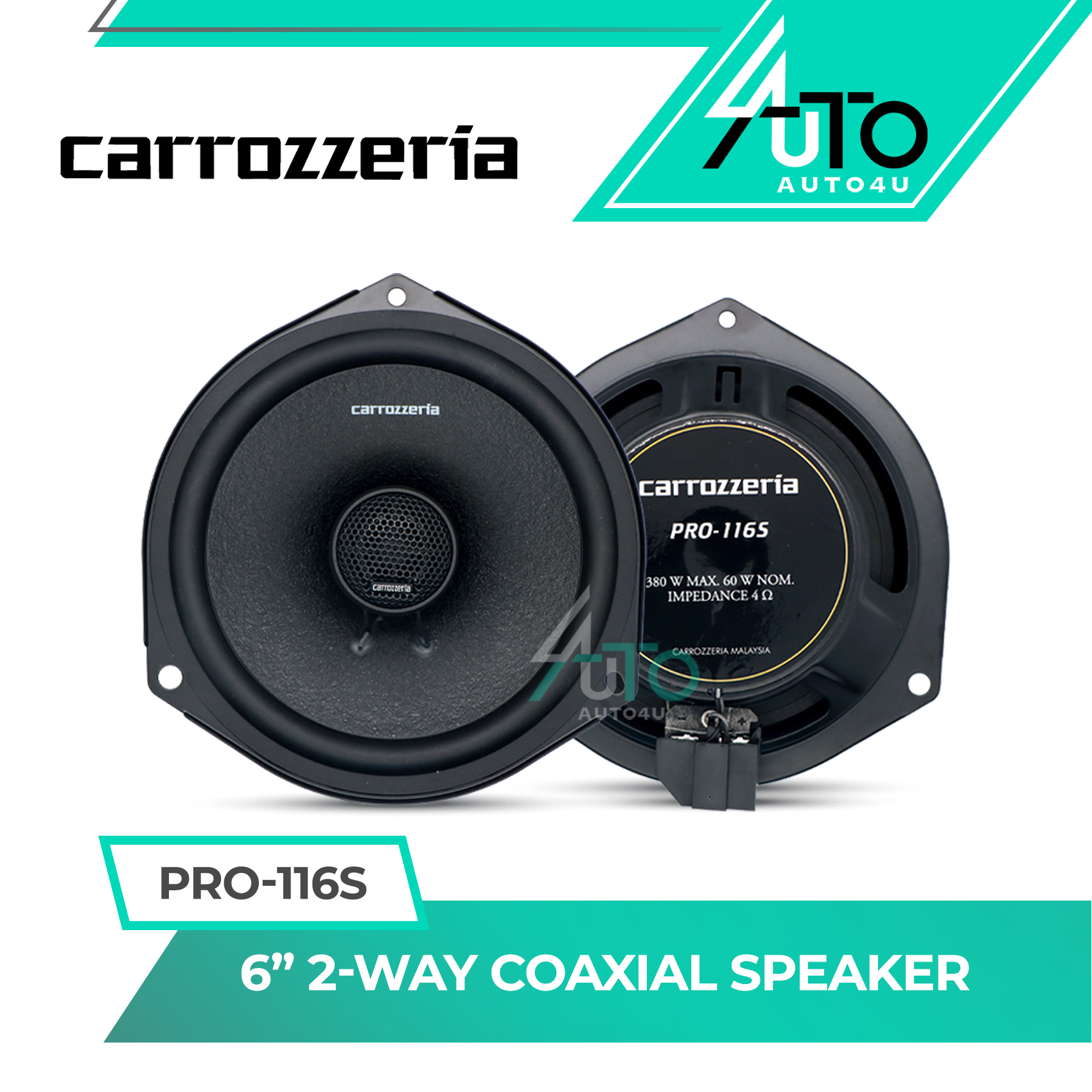 Carrozzeria PRO Series Combo Set (Front & Rear)