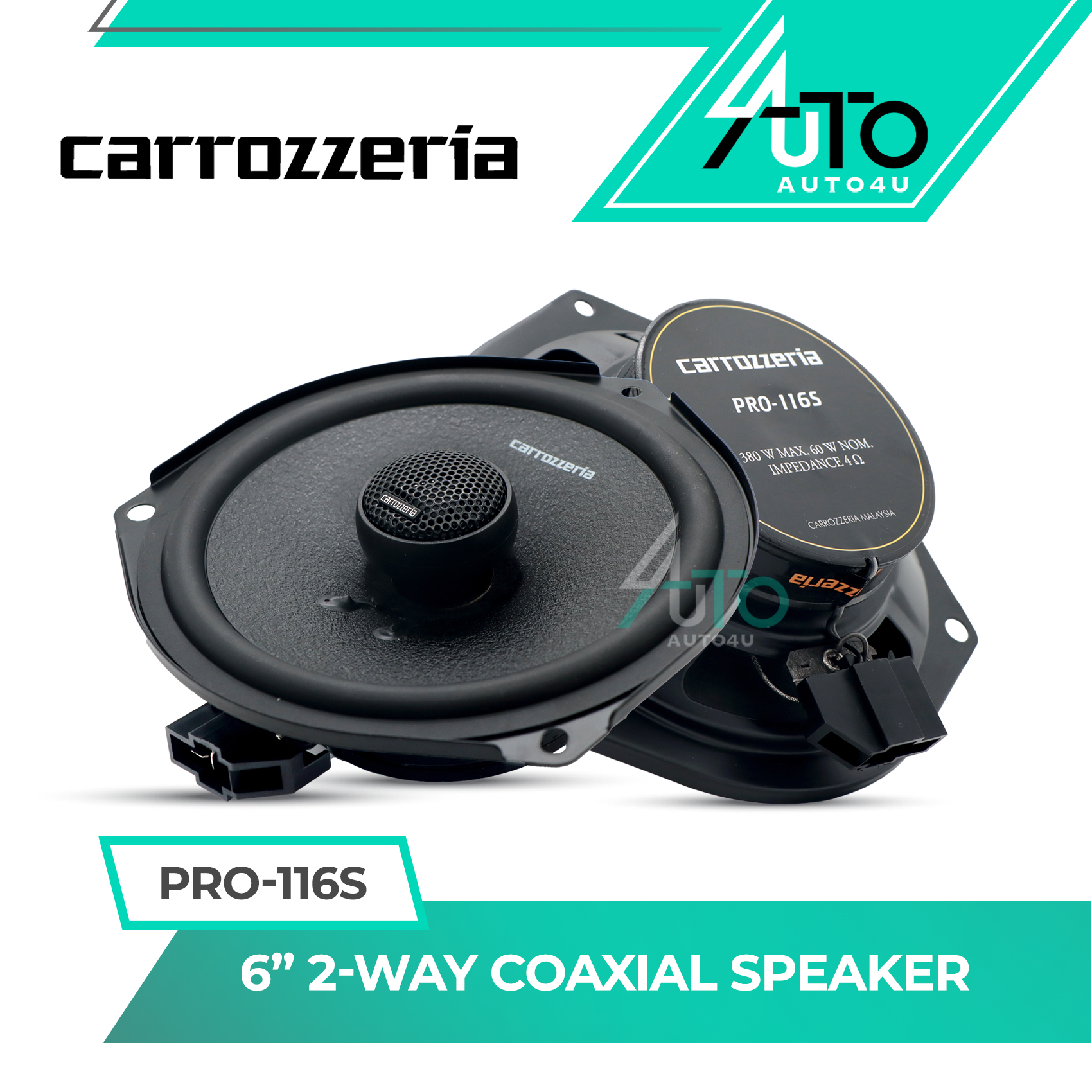 Carrozzeria PRO Series Combo Set (Front & Rear)