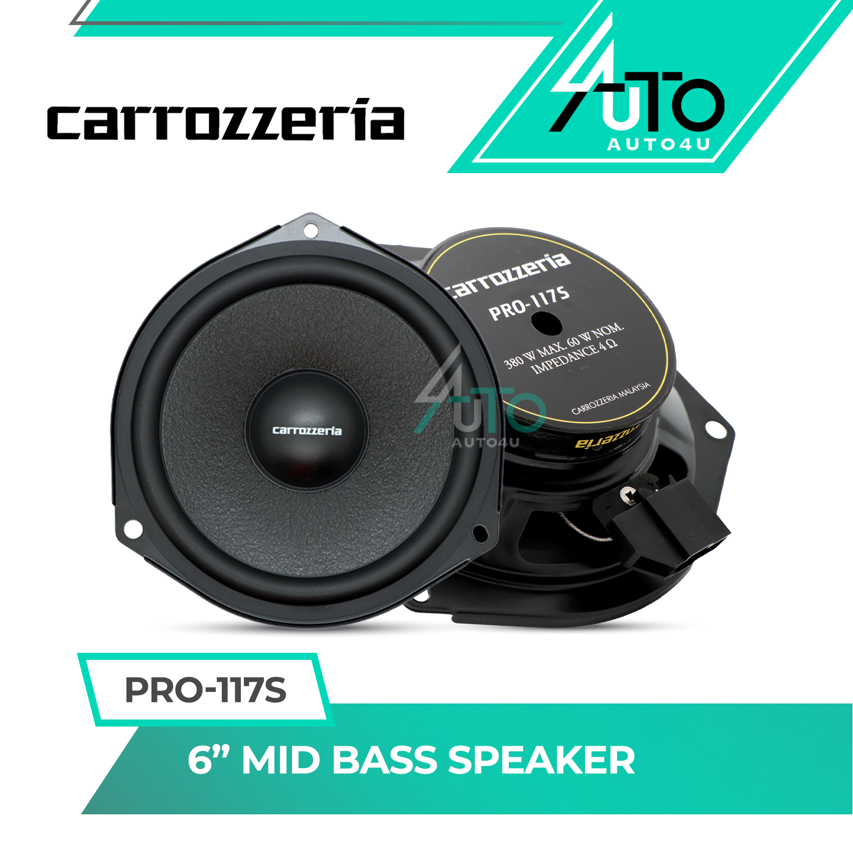 Carrozzeria PRO Series Combo Set (Front & Rear)