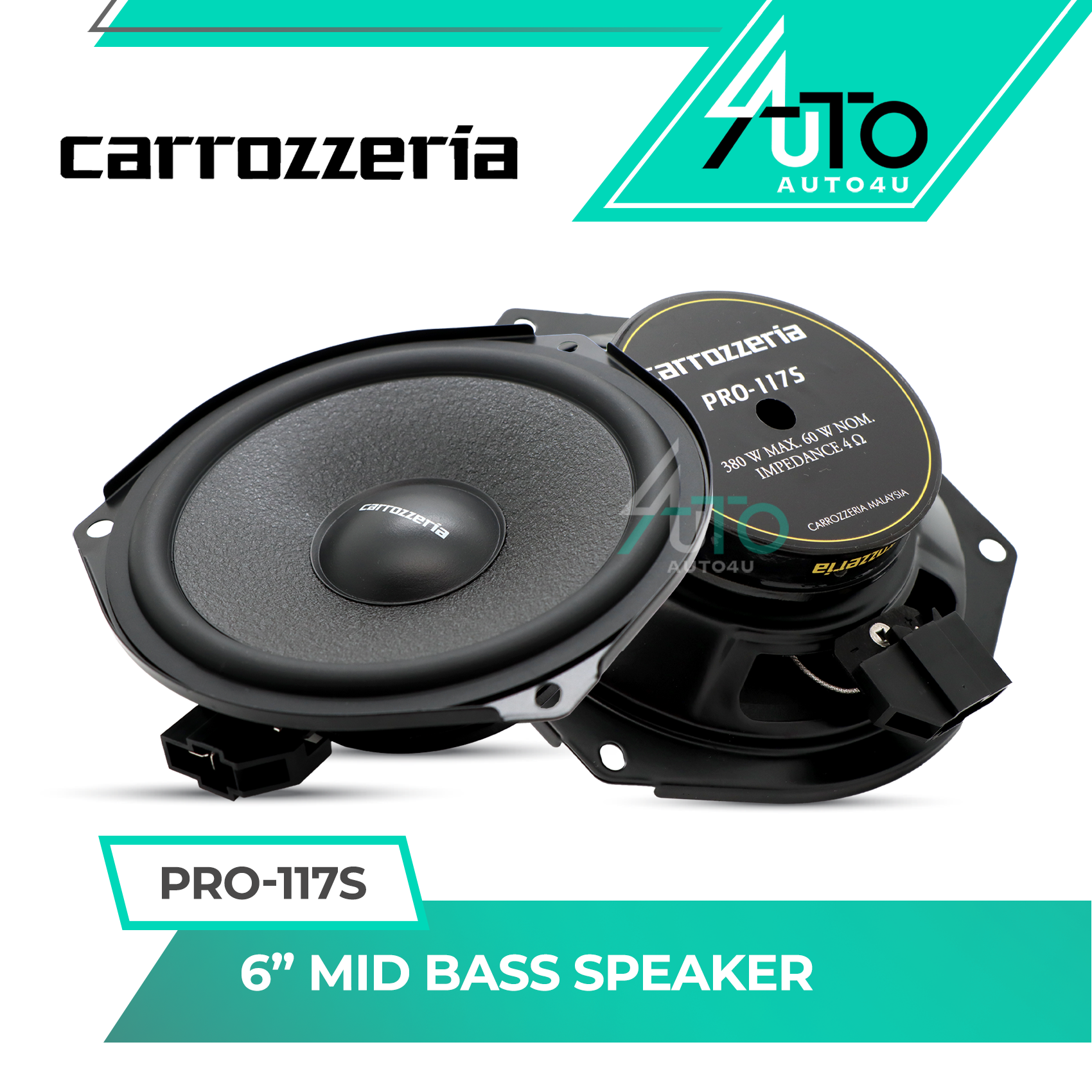 Carrozzeria PRO Series Combo Set (Front & Rear)