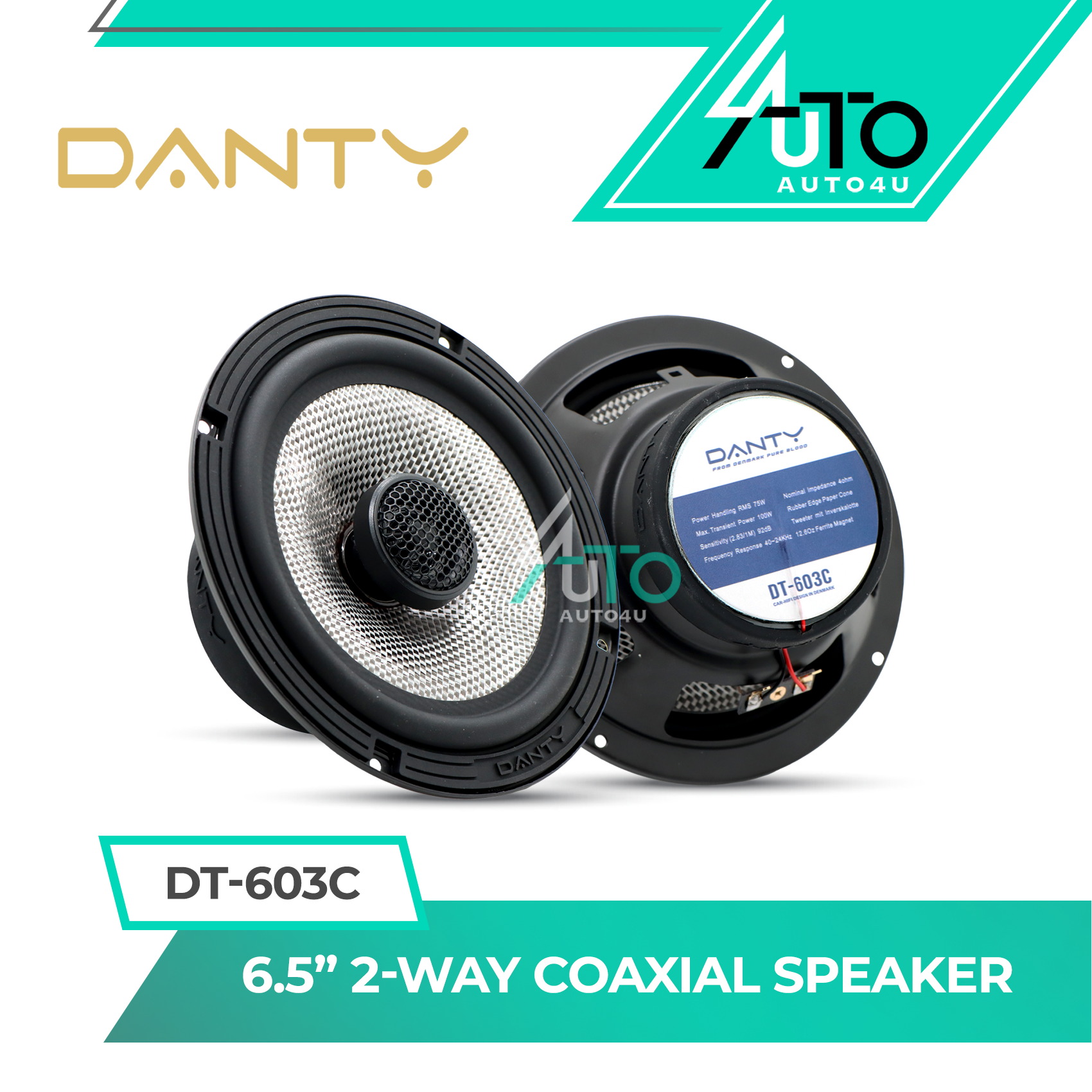 Danty Basspro Series Combo Set (Front& Rear)