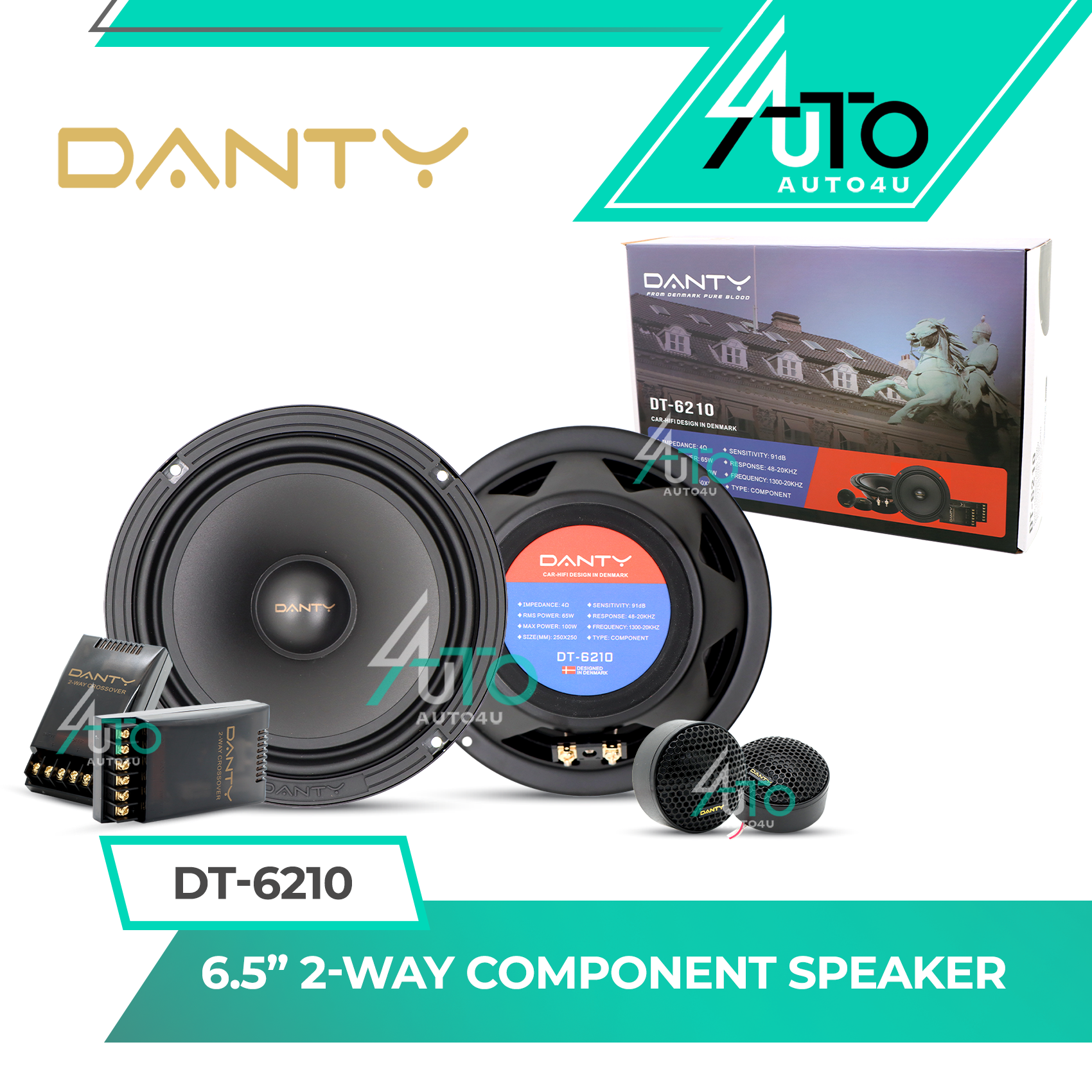 Danty Basspro Series Combo Set (Front& Rear)