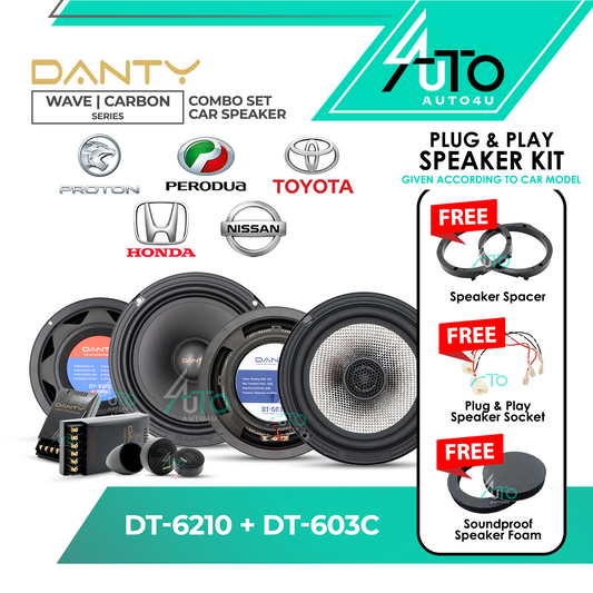 Danty Basspro Series Combo Set (Front& Rear)