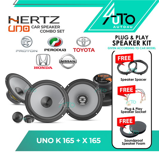 Hertz Uno Combo Set (Front & Rear)