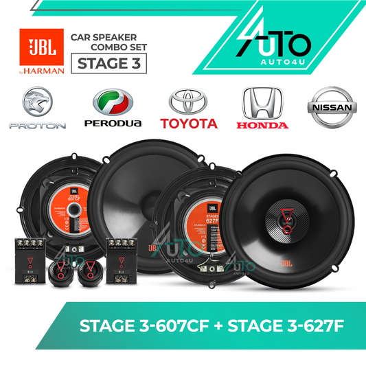 JBL Stage3 Combo Set (Front & Rear)