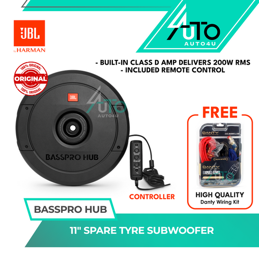 JBL Basspro Hub | 11" Spare Tire Active Subwoofer