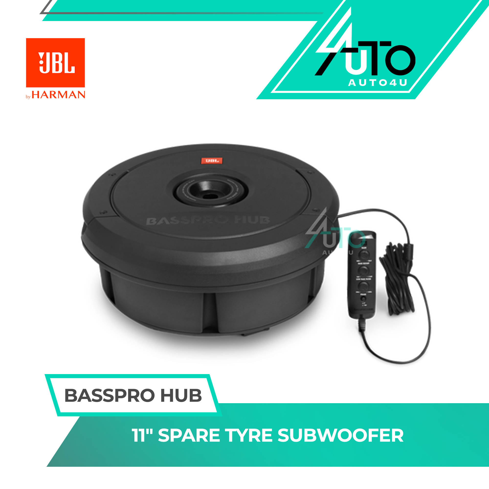 JBL Basspro Hub | 11" Spare Tire Active Subwoofer