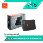 JBL Basspro Nano | 6x8" Underseat Active Subwoofer