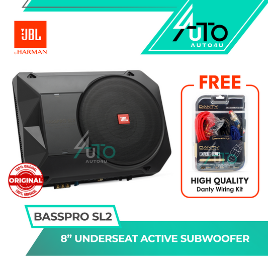 JBL Basspro SL2 | 8" Underseat Active Subwoofer
