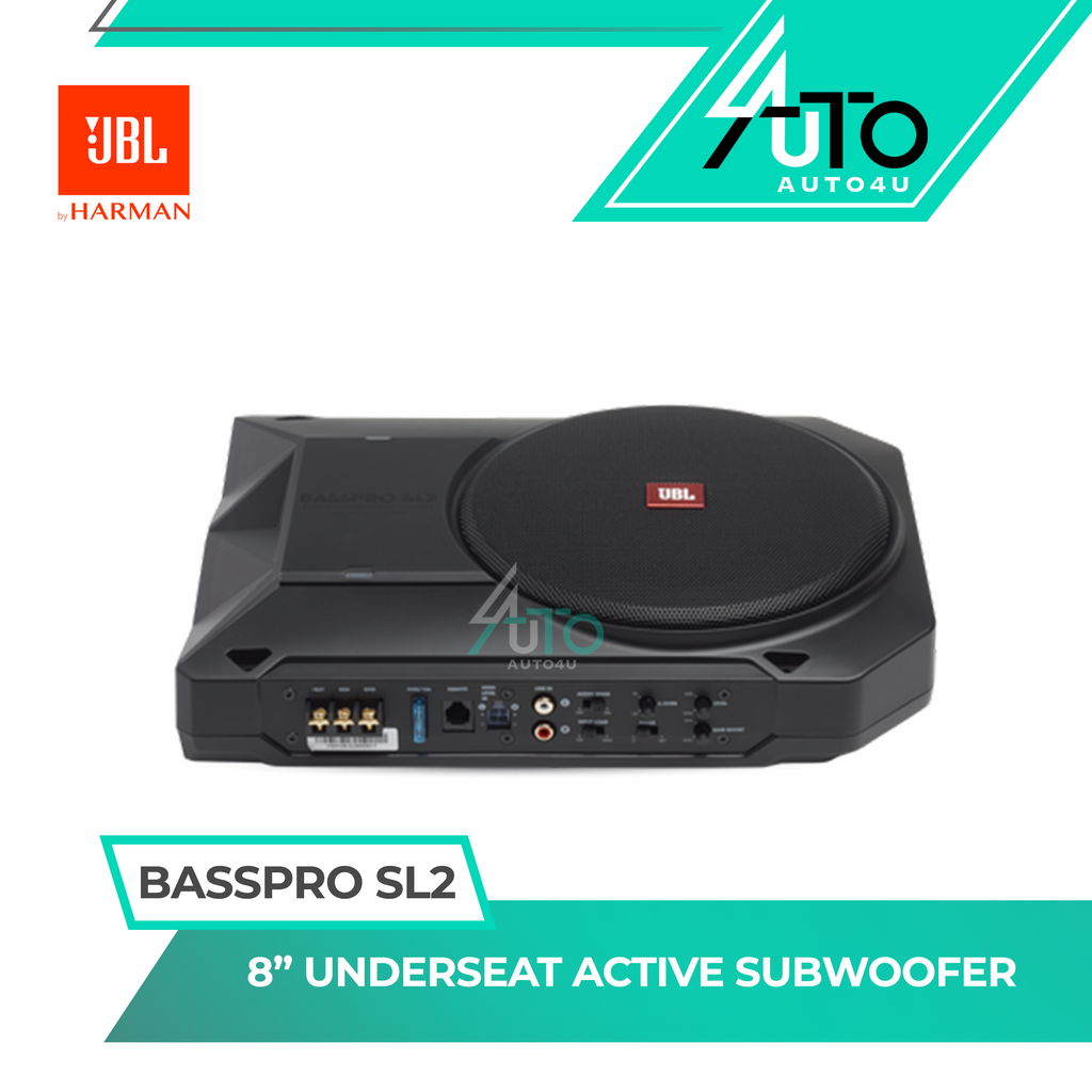 JBL Basspro SL2 | 8" Underseat Active Subwoofer