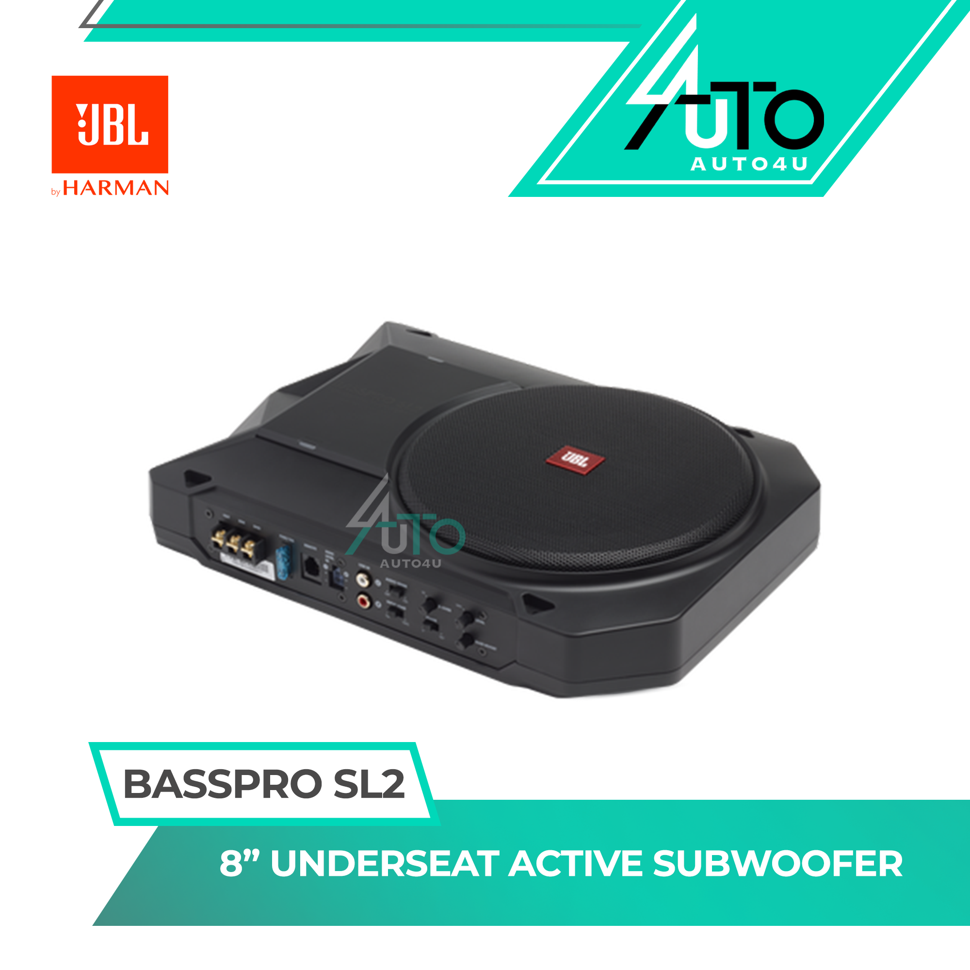 JBL Basspro SL2 | 8" Underseat Active Subwoofer