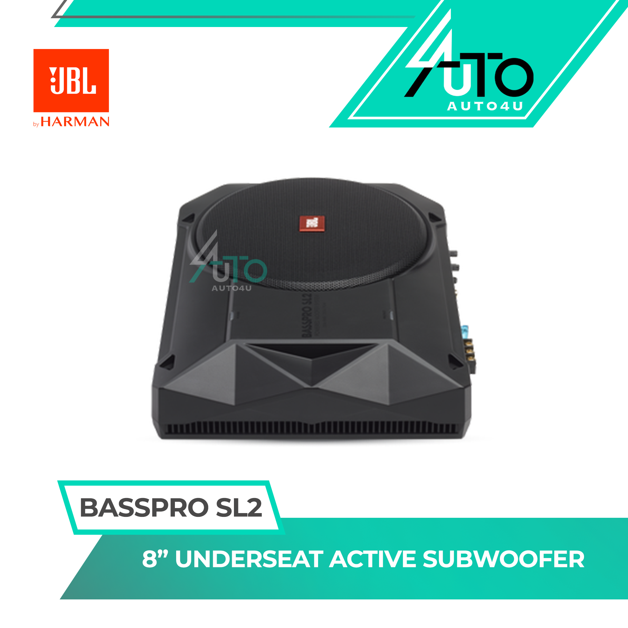 JBL Basspro SL2 | 8" Underseat Active Subwoofer