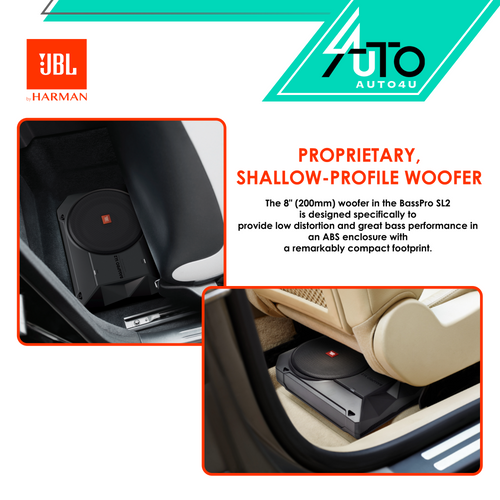 JBL Basspro SL2 | 8" Underseat Active Subwoofer