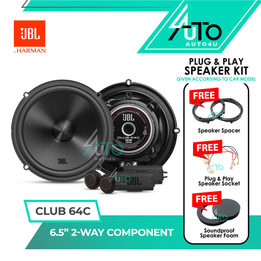 JBL Club 64 Combo Set (Front & Rear)