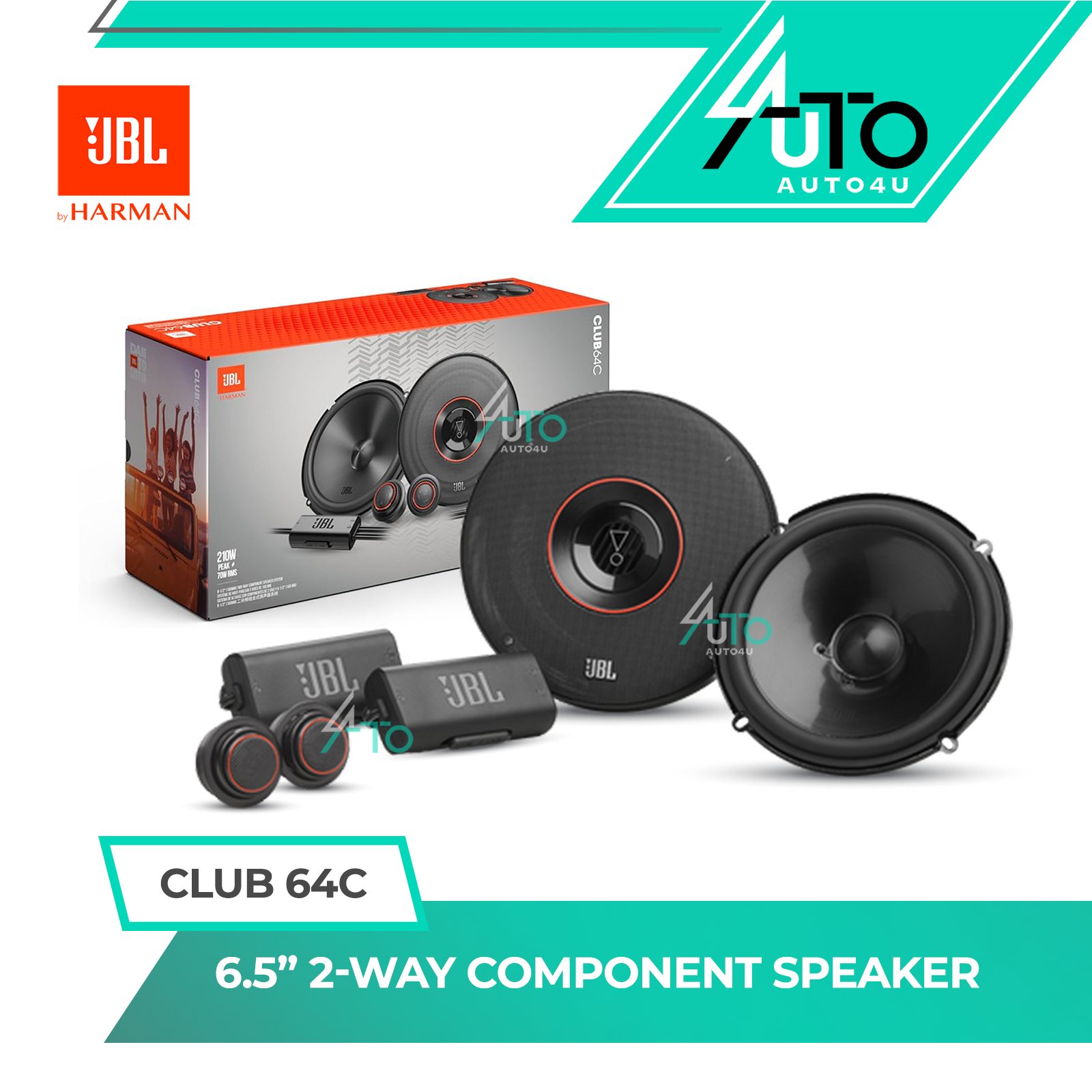 JBL Club 64 Combo Set (Front & Rear)