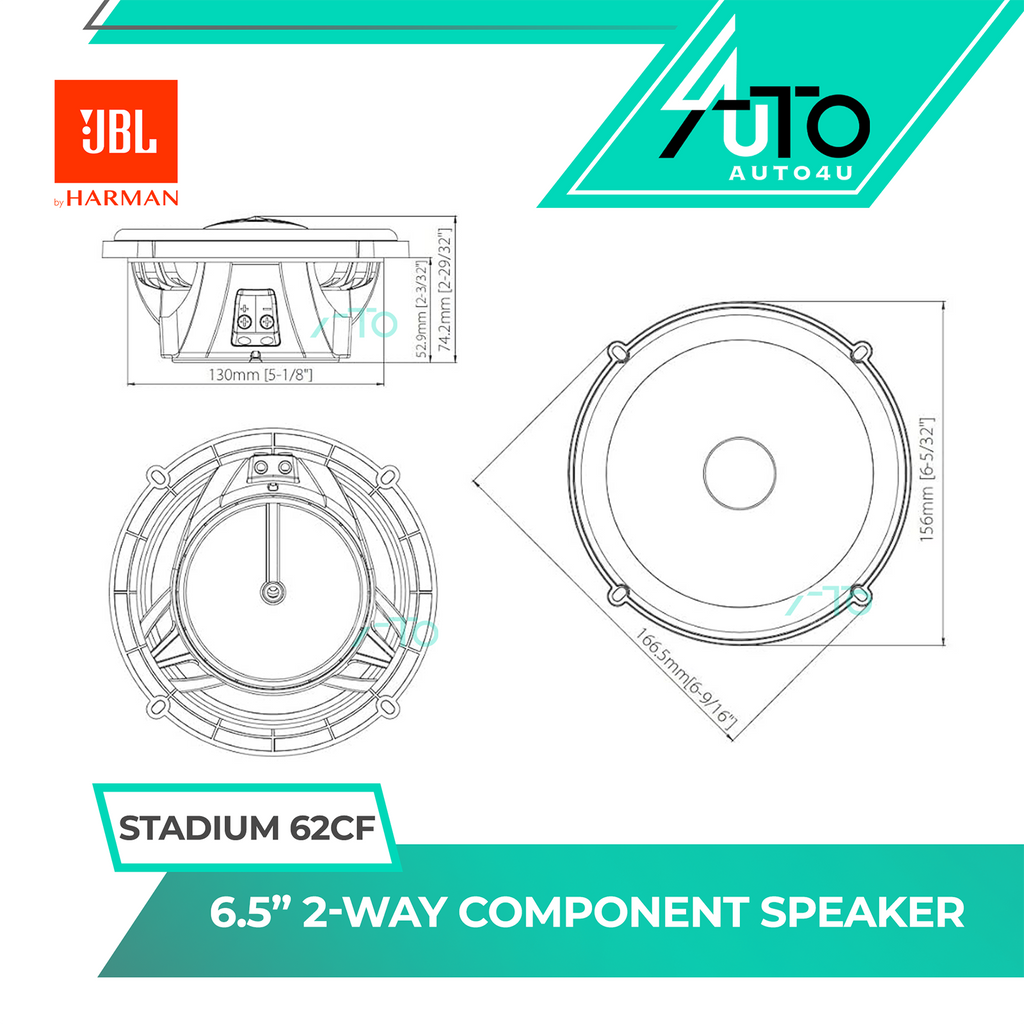JBL Stadium Combo Set (Front & Rear)