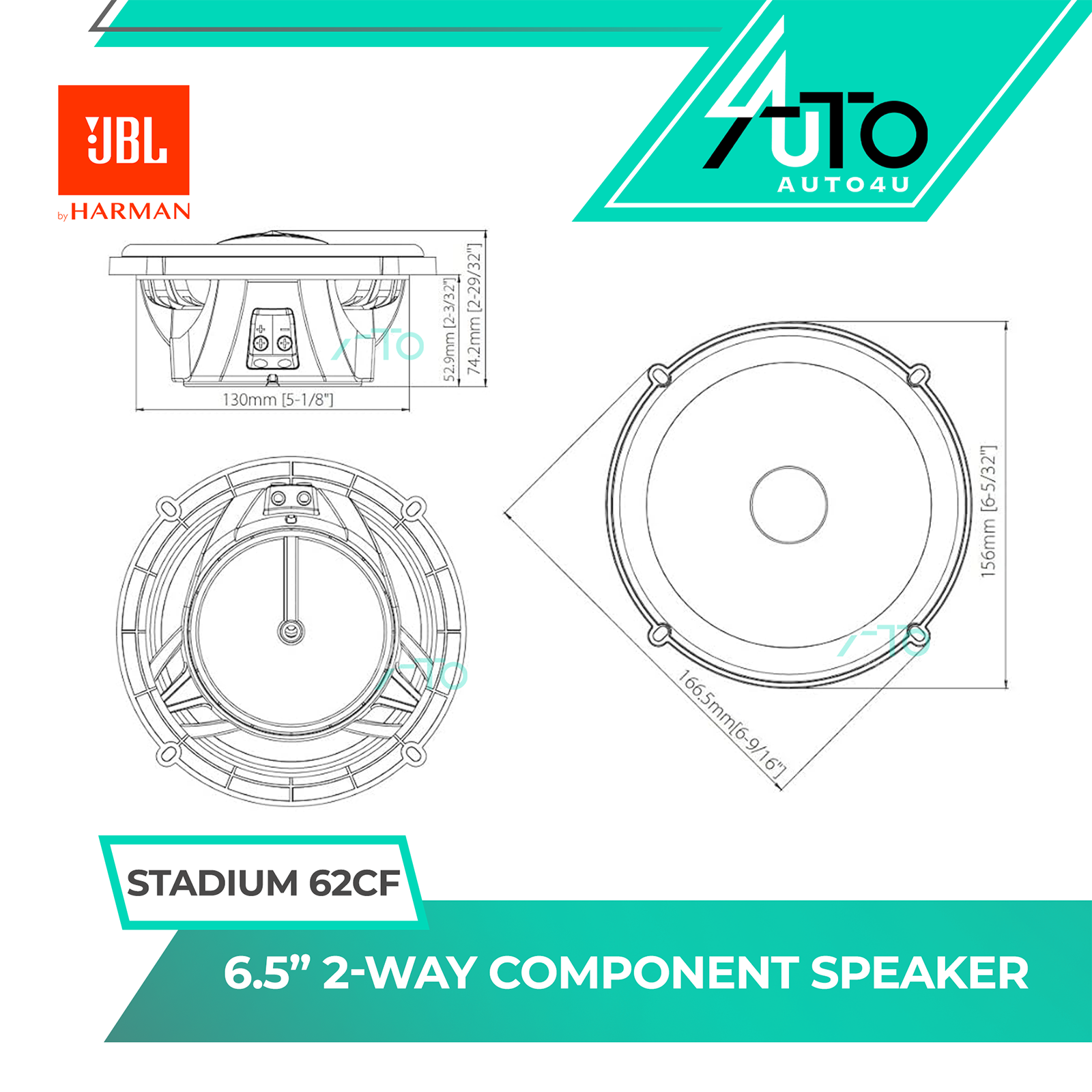 JBL Stadium Combo Set (Front & Rear)