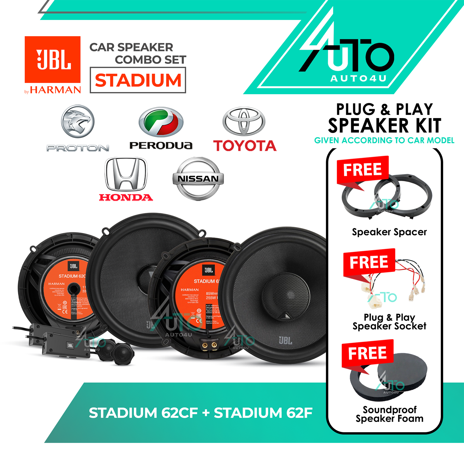 JBL Stadium Combo Set (Front & Rear)