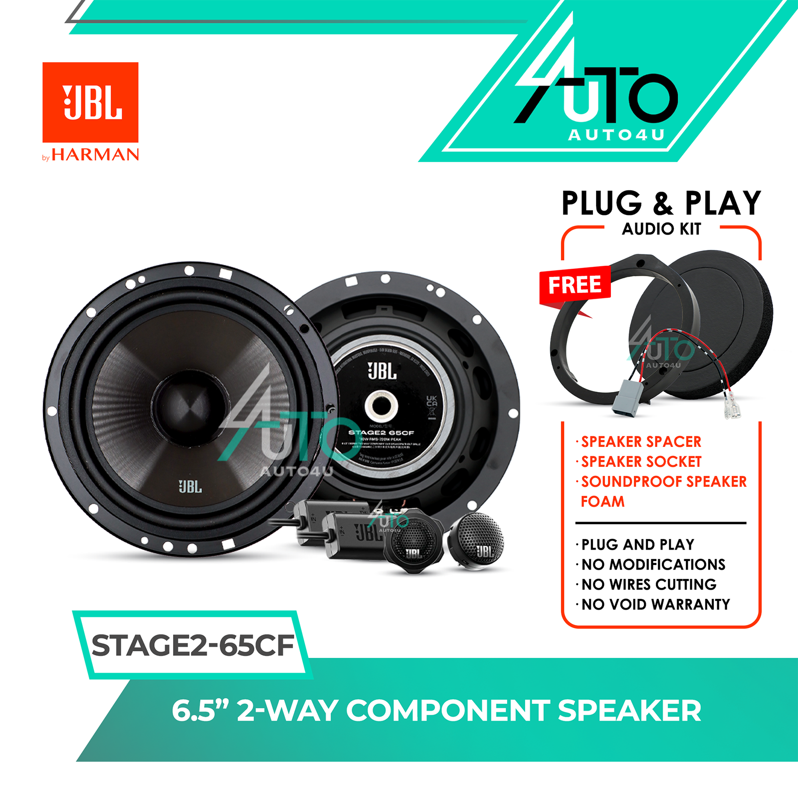 JBL Stage2 Combo Set (Front & Rear)