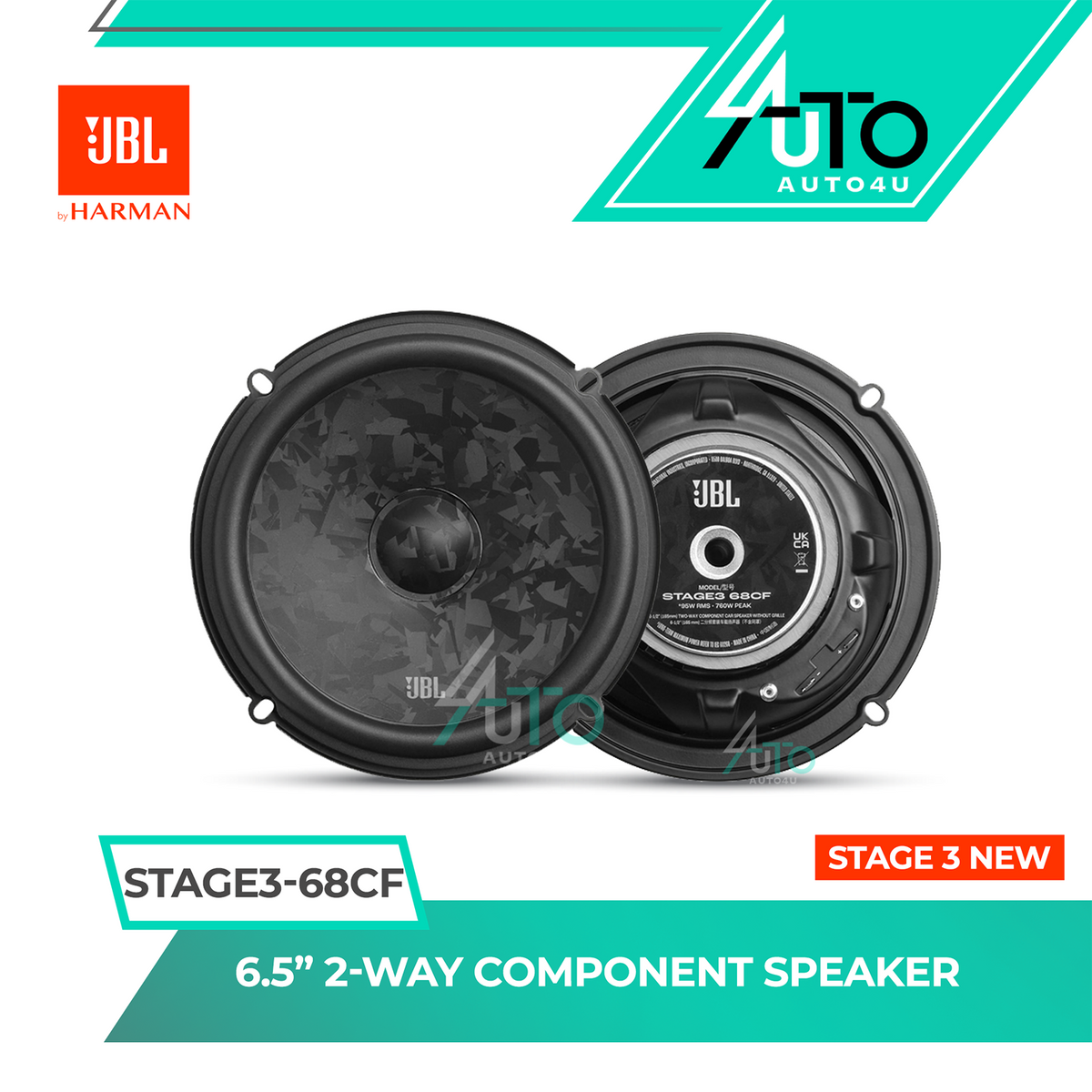 JBL Stage3 New Combo Set (Front & Rear)