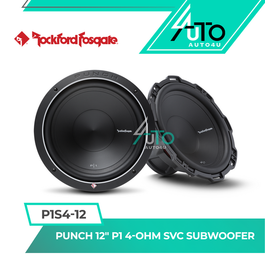Rockford Fosgate Punch P1S4-12 | P1 Series 12'' Subwoofer