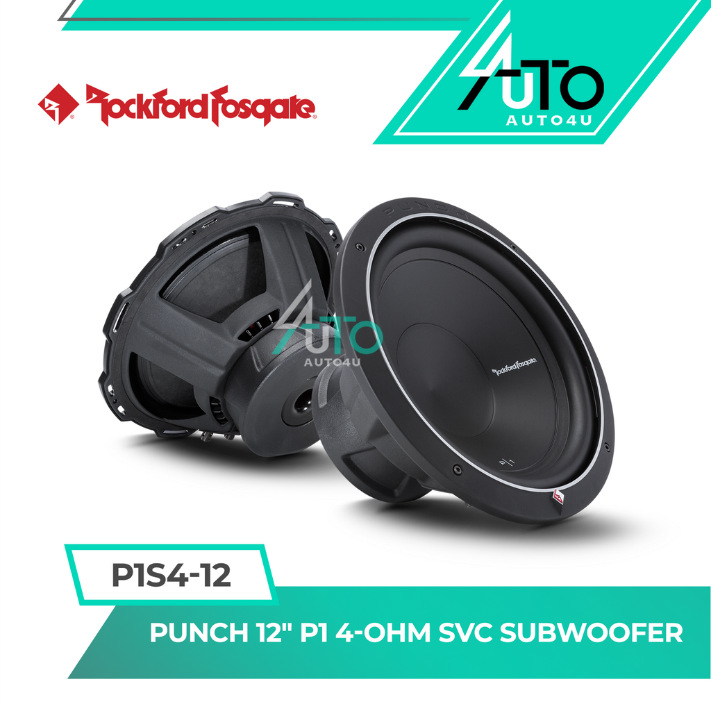 Rockford Fosgate Punch P1S4-12 | P1 Series 12'' Subwoofer