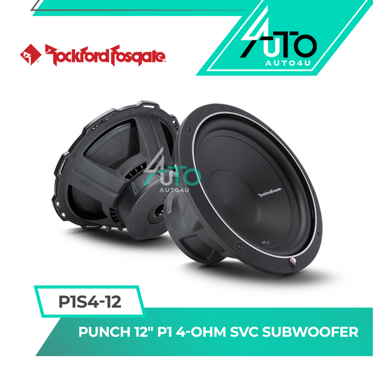 Rockford Fosgate Punch P1S4-12 | P1 Series 12'' Subwoofer