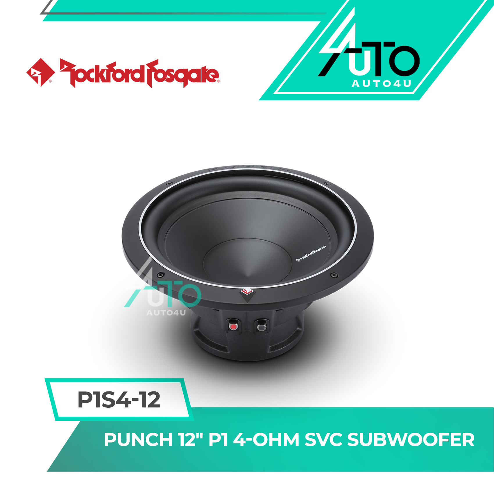 Rockford Fosgate Punch P1S4-12 | P1 Series 12'' Subwoofer
