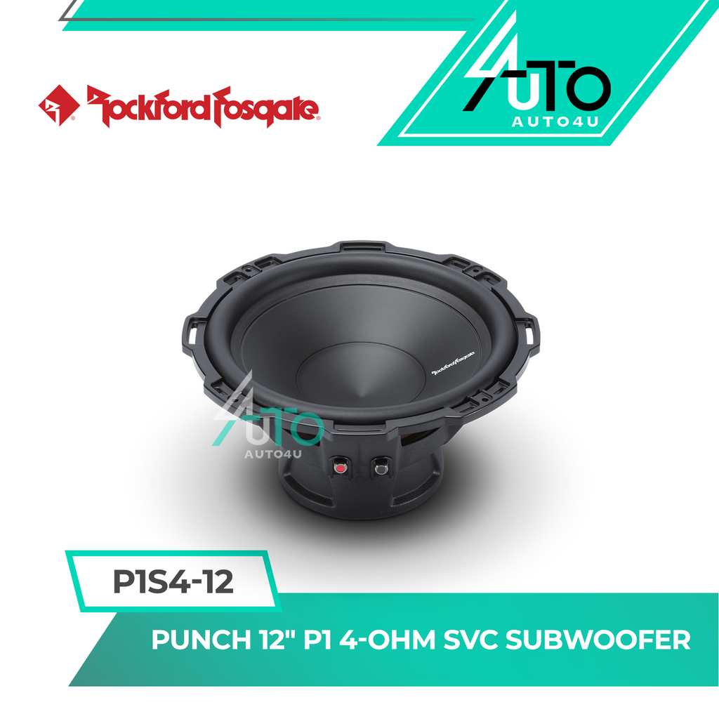 Rockford Fosgate Punch P1S4-12 | P1 Series 12'' Subwoofer